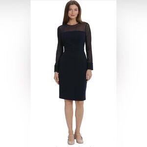 Maggy London Women's Illusion Dress Occasion Event Party Holiday Cocktail